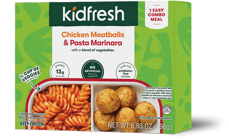 <p>Chicken Meatballs &<br/>Pasta Marinara</p>