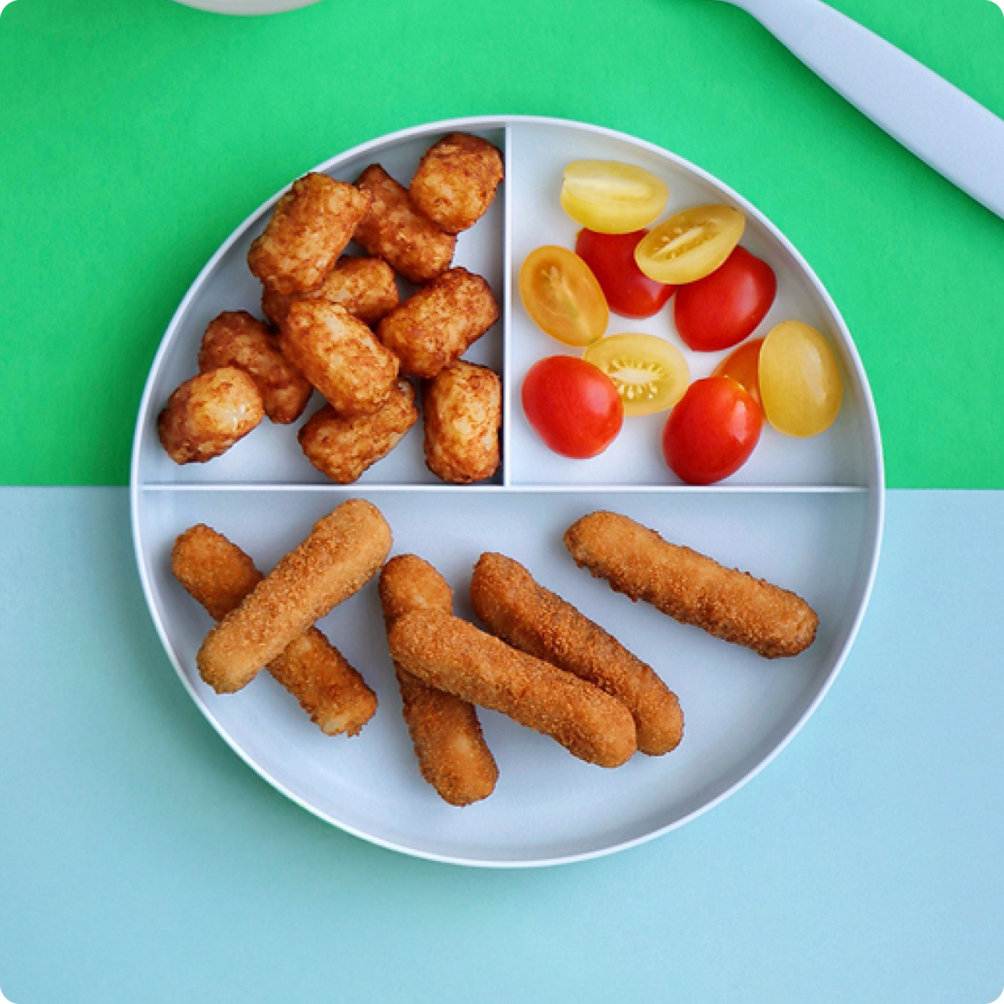 White Meat Chicken Sticks & Potato Tots