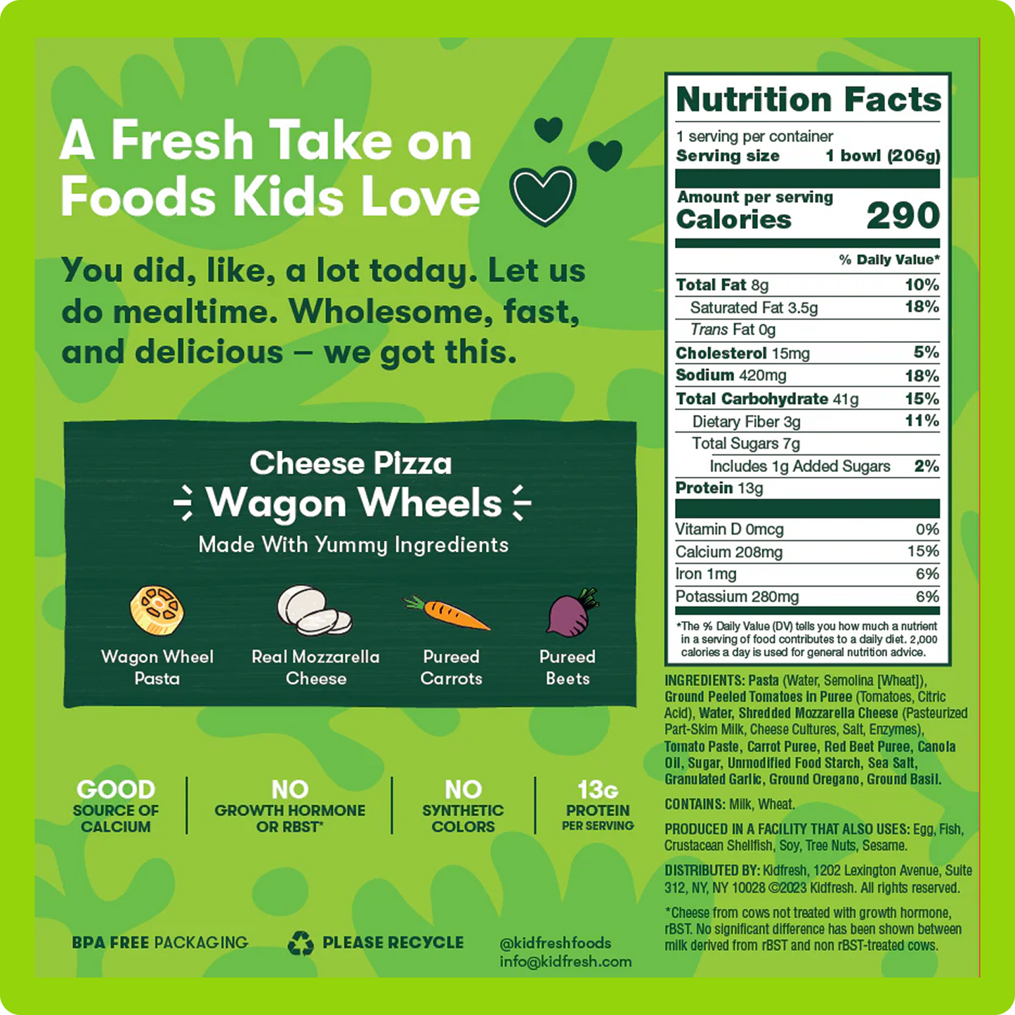 Cheese Pizza Wagon Wheels