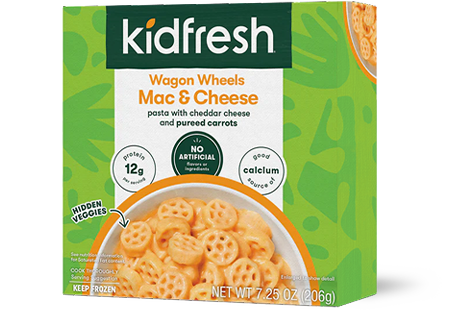 <p>Wagon Wheels<br/>Mac & Cheese</p>